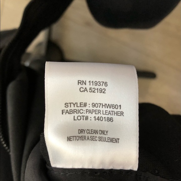 Helmut Lang Paper Leather Black Dress - Picture 5 of 9